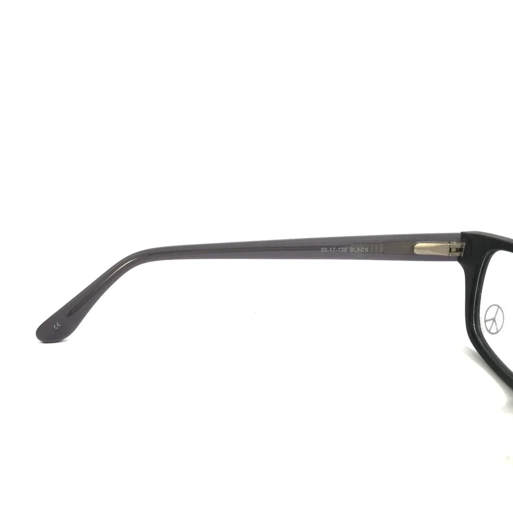 I-Dealoptics Eyeglasses Frames BRISK BLACK Matte Black Gray 50-17-138
